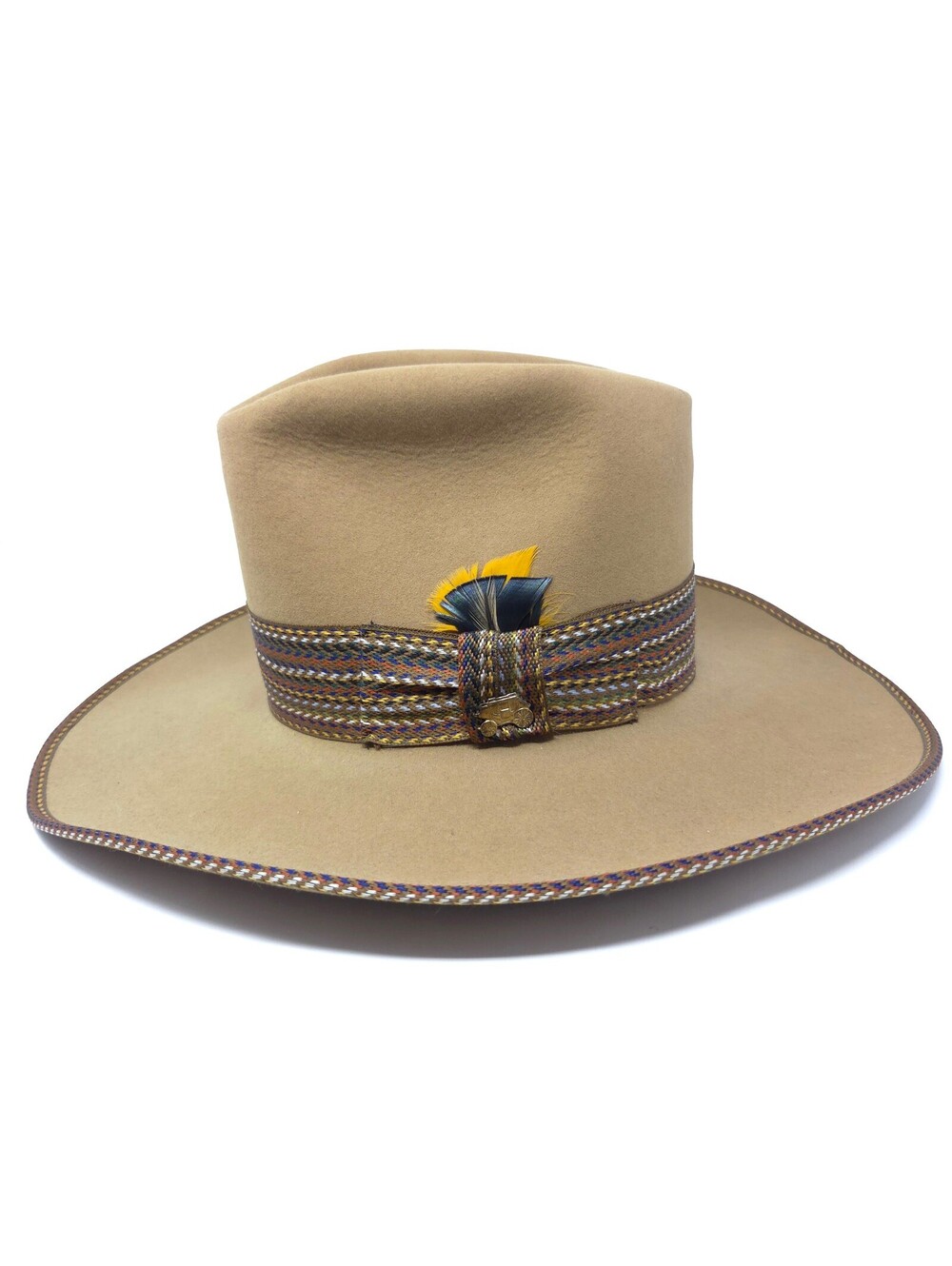 Vintage Resistol Stagecoach Brown Beige Echo Canyon Cowboy Hat Sz 7